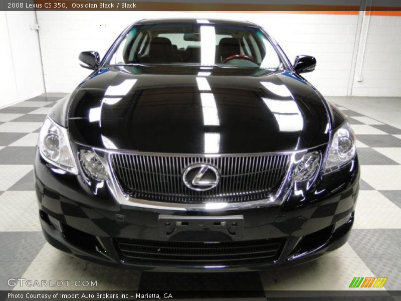 Obsidian Black / Black 2008 Lexus GS 350