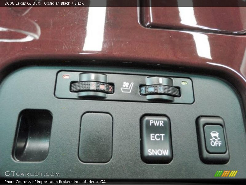 Obsidian Black / Black 2008 Lexus GS 350
