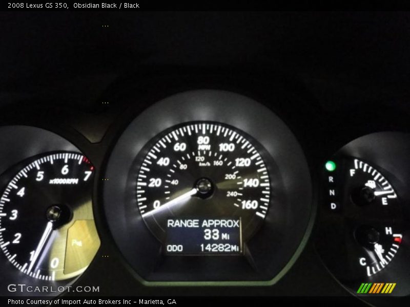Obsidian Black / Black 2008 Lexus GS 350