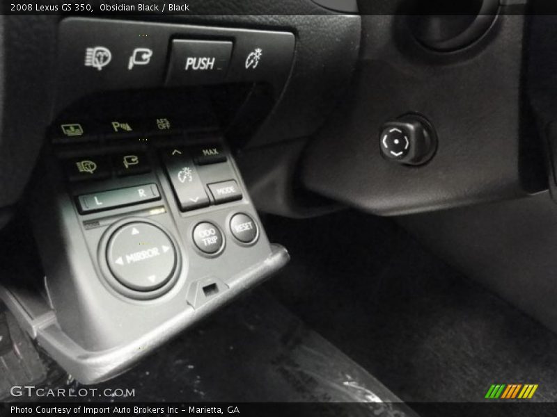 Obsidian Black / Black 2008 Lexus GS 350