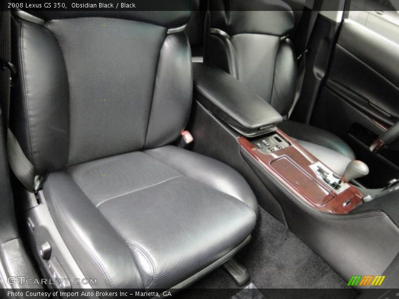 Obsidian Black / Black 2008 Lexus GS 350