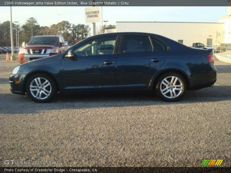 Blue Graphite Metallic / Grey 2006 Volkswagen Jetta Value Edition Sedan