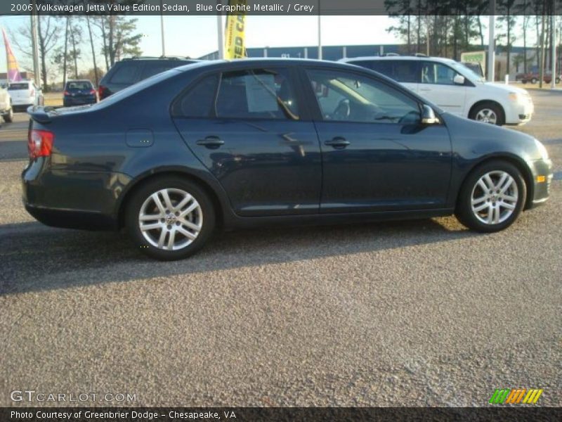 Blue Graphite Metallic / Grey 2006 Volkswagen Jetta Value Edition Sedan