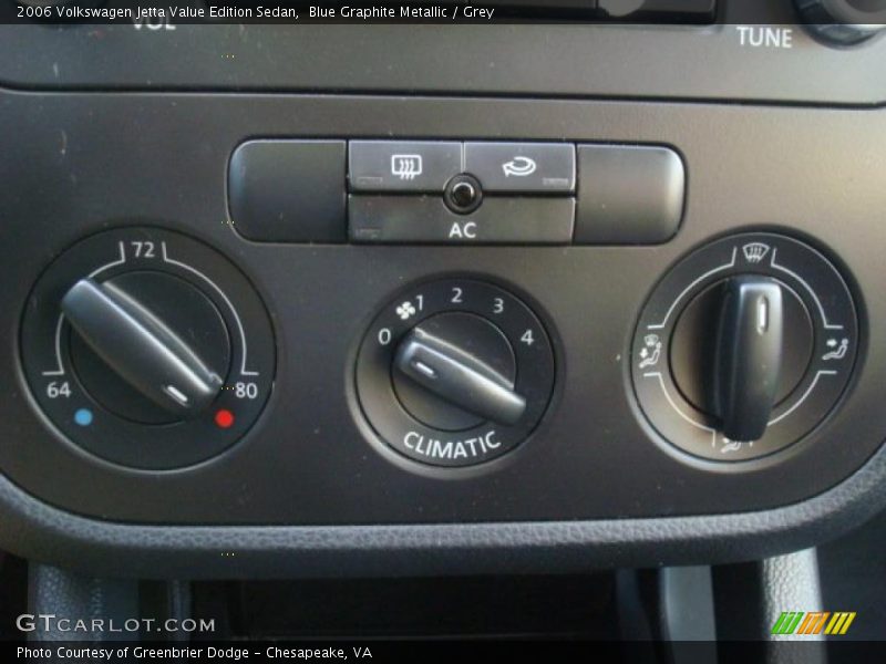 Controls of 2006 Jetta Value Edition Sedan