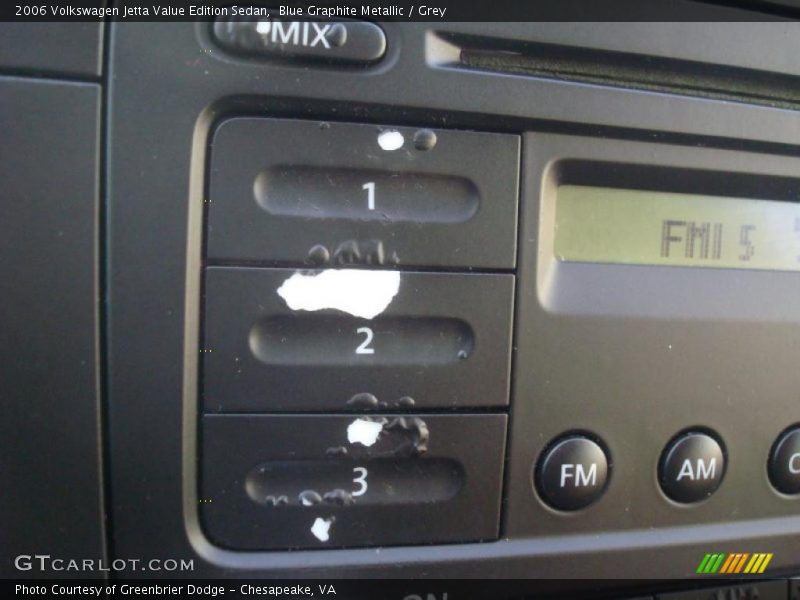 Blue Graphite Metallic / Grey 2006 Volkswagen Jetta Value Edition Sedan