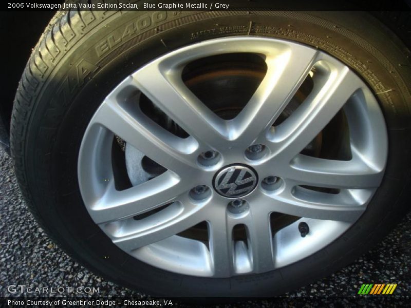 Blue Graphite Metallic / Grey 2006 Volkswagen Jetta Value Edition Sedan
