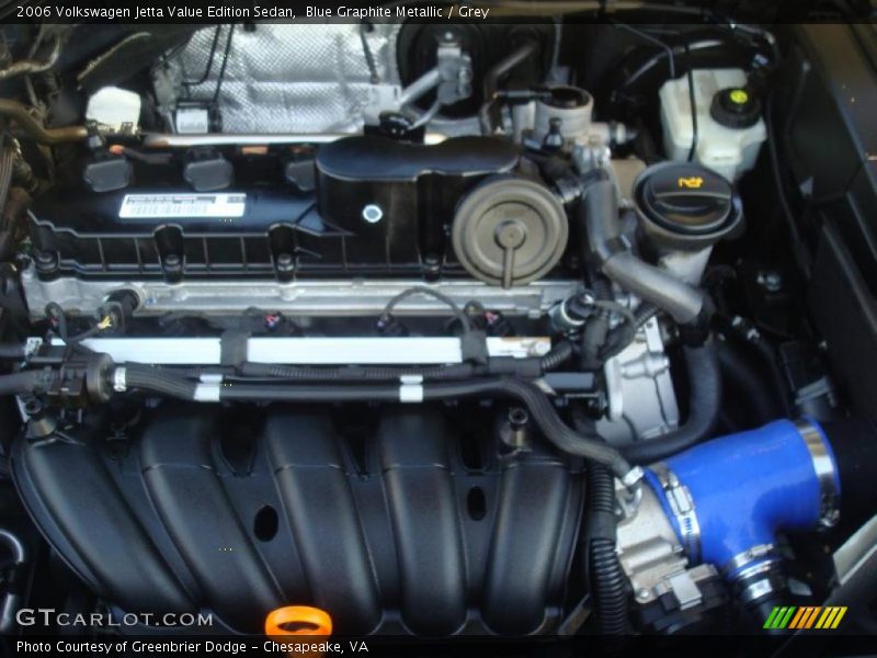  2006 Jetta Value Edition Sedan Engine - 2.5 Liter DOHC 20-Valve 5 Cylinder