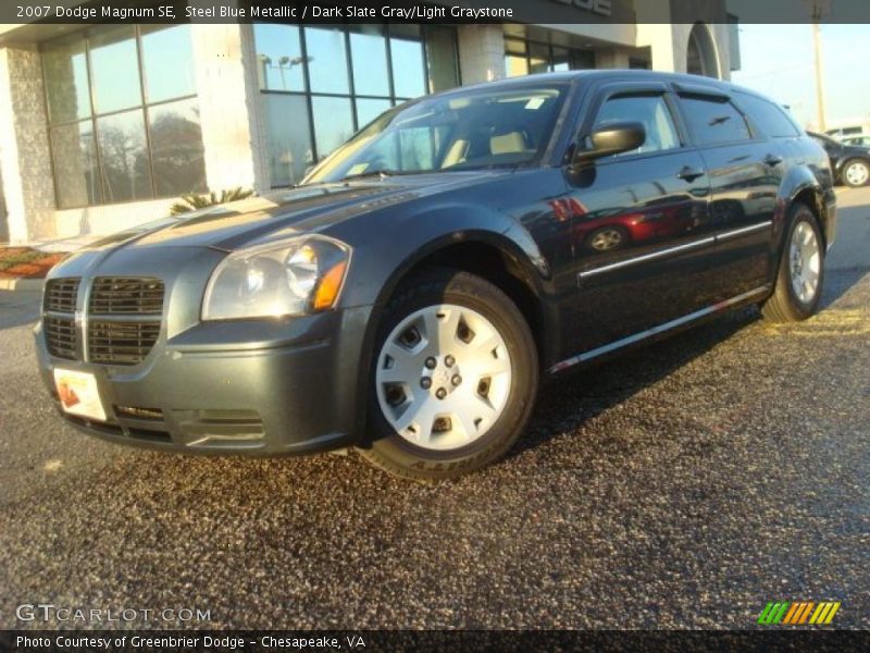 Steel Blue Metallic / Dark Slate Gray/Light Graystone 2007 Dodge Magnum SE