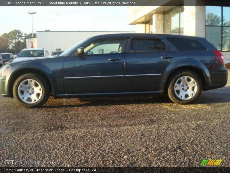 Steel Blue Metallic / Dark Slate Gray/Light Graystone 2007 Dodge Magnum SE