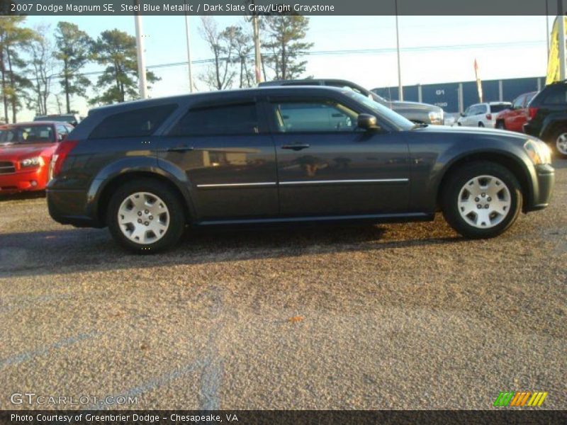 Steel Blue Metallic / Dark Slate Gray/Light Graystone 2007 Dodge Magnum SE