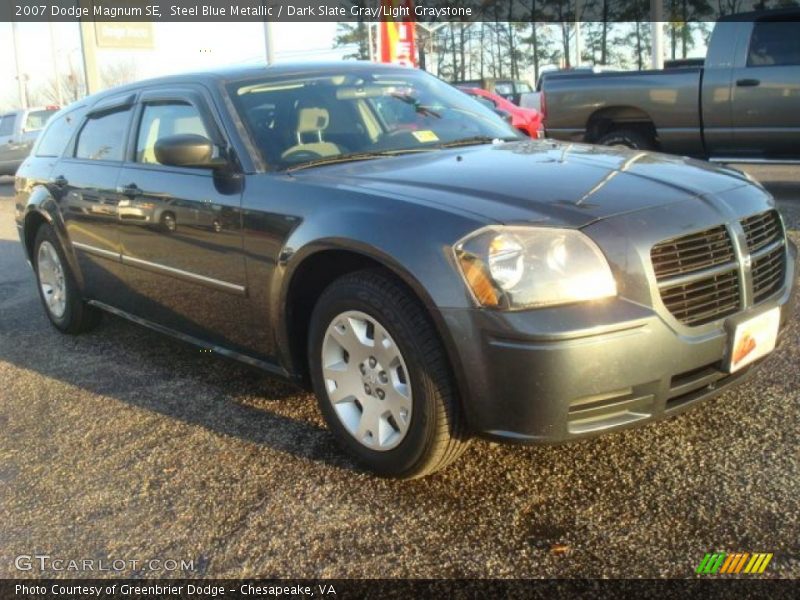 Steel Blue Metallic / Dark Slate Gray/Light Graystone 2007 Dodge Magnum SE