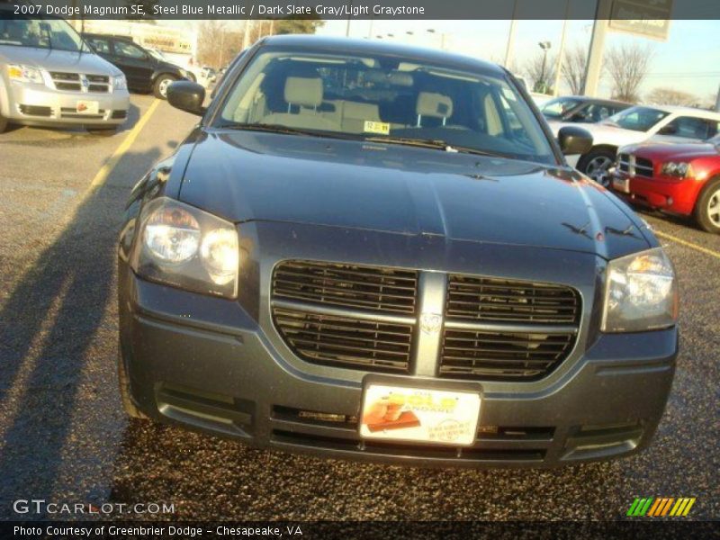 Steel Blue Metallic / Dark Slate Gray/Light Graystone 2007 Dodge Magnum SE
