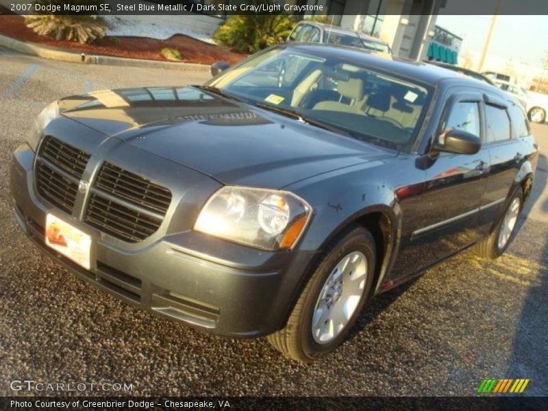 Steel Blue Metallic / Dark Slate Gray/Light Graystone 2007 Dodge Magnum SE
