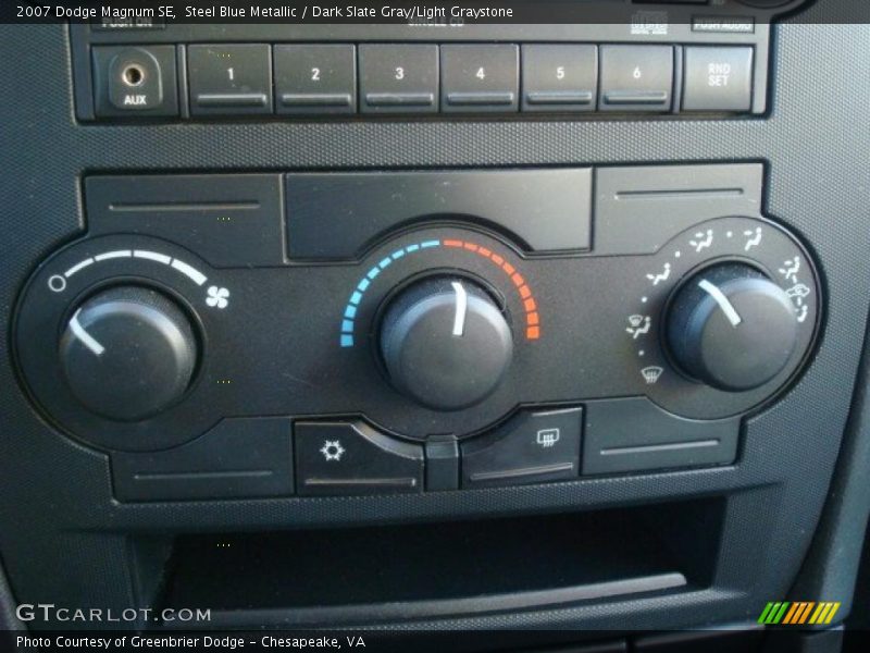 Controls of 2007 Magnum SE