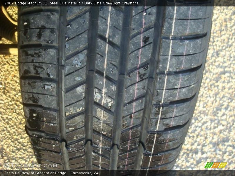 Steel Blue Metallic / Dark Slate Gray/Light Graystone 2007 Dodge Magnum SE