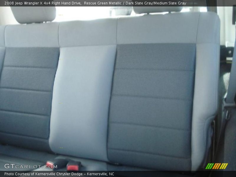 Rescue Green Metallic / Dark Slate Gray/Medium Slate Gray 2008 Jeep Wrangler X 4x4 Right Hand Drive