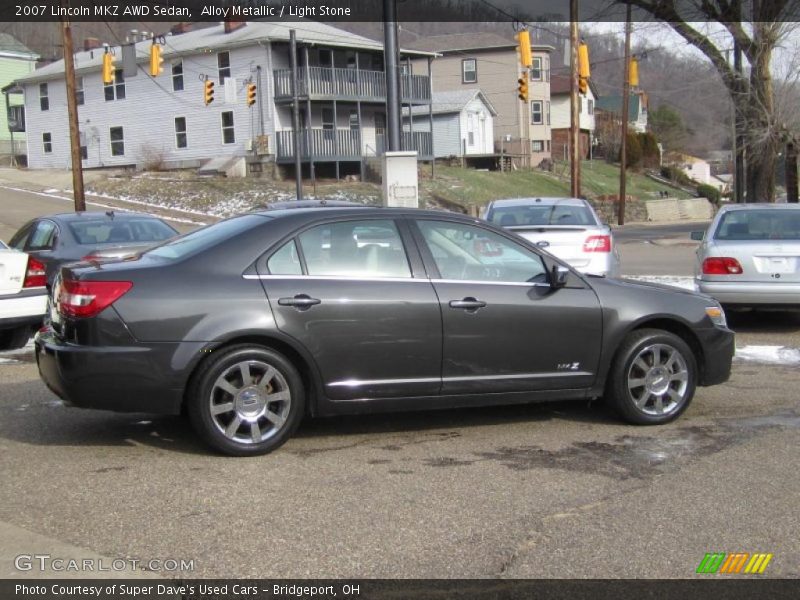 Alloy Metallic / Light Stone 2007 Lincoln MKZ AWD Sedan