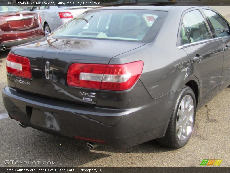 Alloy Metallic / Light Stone 2007 Lincoln MKZ AWD Sedan
