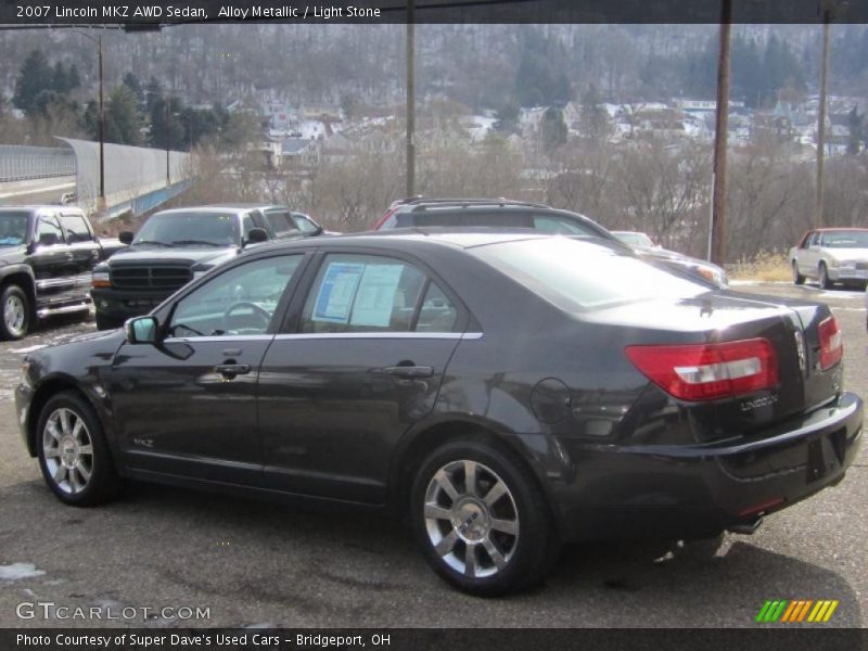 Alloy Metallic / Light Stone 2007 Lincoln MKZ AWD Sedan