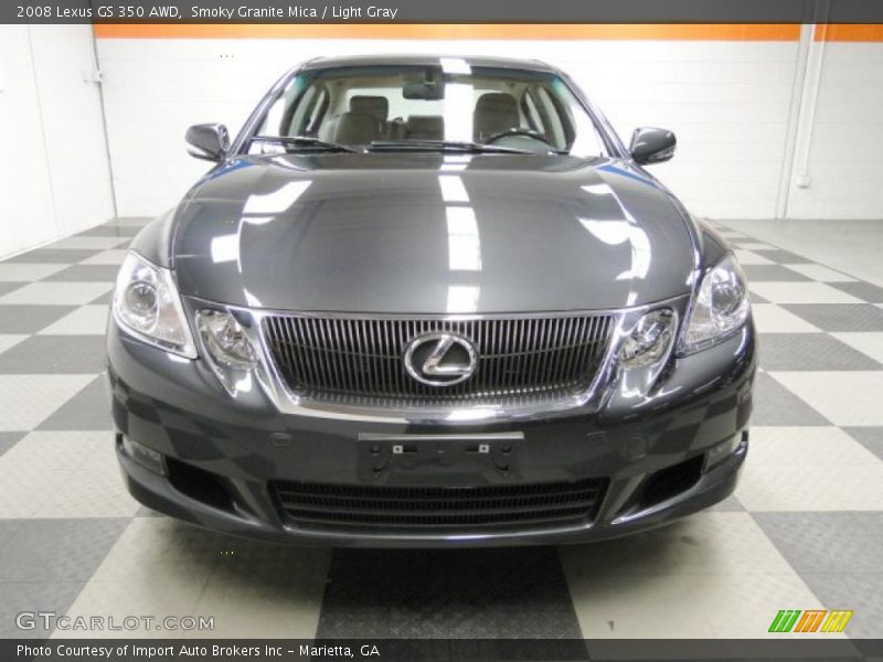 Smoky Granite Mica / Light Gray 2008 Lexus GS 350 AWD