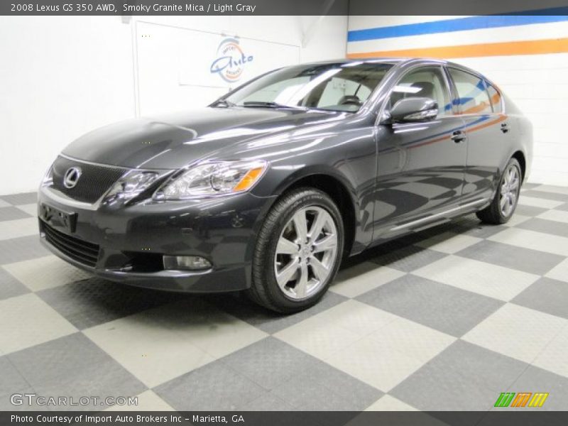 Smoky Granite Mica / Light Gray 2008 Lexus GS 350 AWD