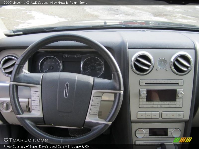 Alloy Metallic / Light Stone 2007 Lincoln MKZ AWD Sedan
