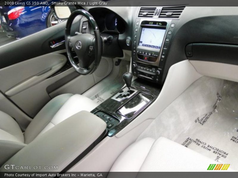 Smoky Granite Mica / Light Gray 2008 Lexus GS 350 AWD