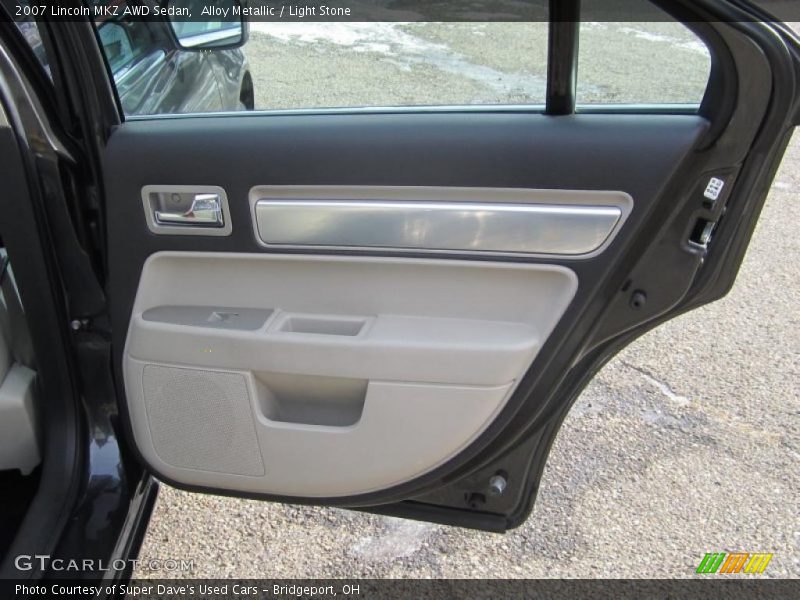 Alloy Metallic / Light Stone 2007 Lincoln MKZ AWD Sedan