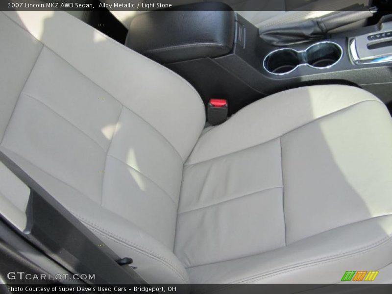 Alloy Metallic / Light Stone 2007 Lincoln MKZ AWD Sedan