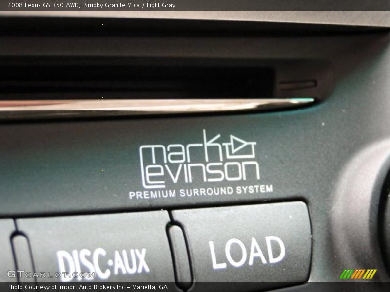 Smoky Granite Mica / Light Gray 2008 Lexus GS 350 AWD