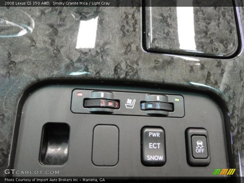 Smoky Granite Mica / Light Gray 2008 Lexus GS 350 AWD