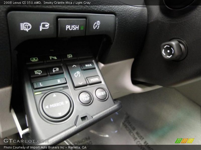 Smoky Granite Mica / Light Gray 2008 Lexus GS 350 AWD