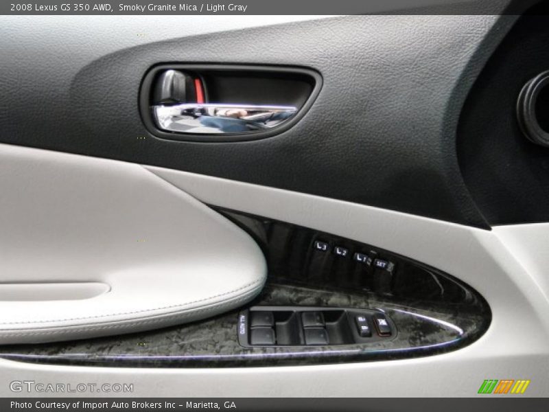 Smoky Granite Mica / Light Gray 2008 Lexus GS 350 AWD