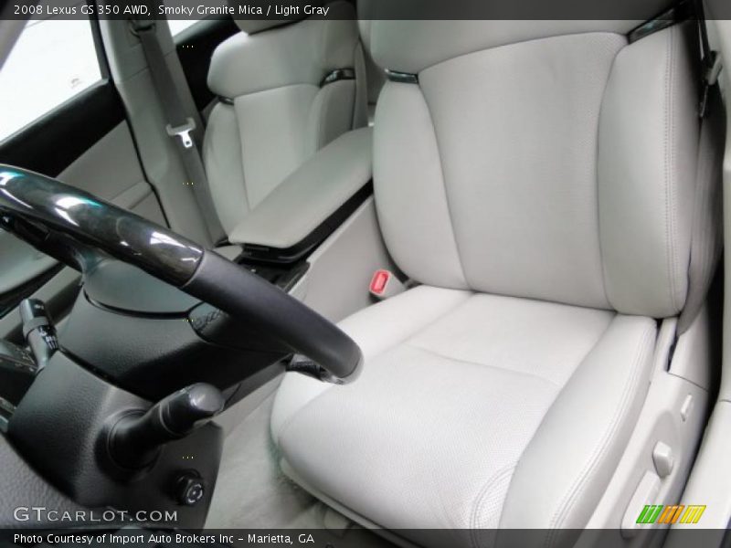Smoky Granite Mica / Light Gray 2008 Lexus GS 350 AWD
