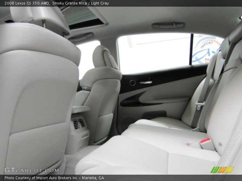 Smoky Granite Mica / Light Gray 2008 Lexus GS 350 AWD