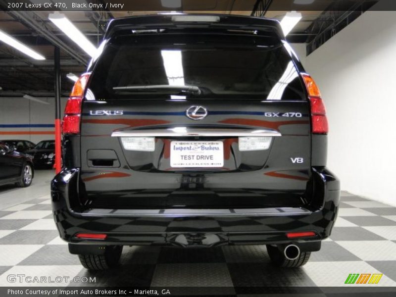 Black Onyx / Ivory 2007 Lexus GX 470