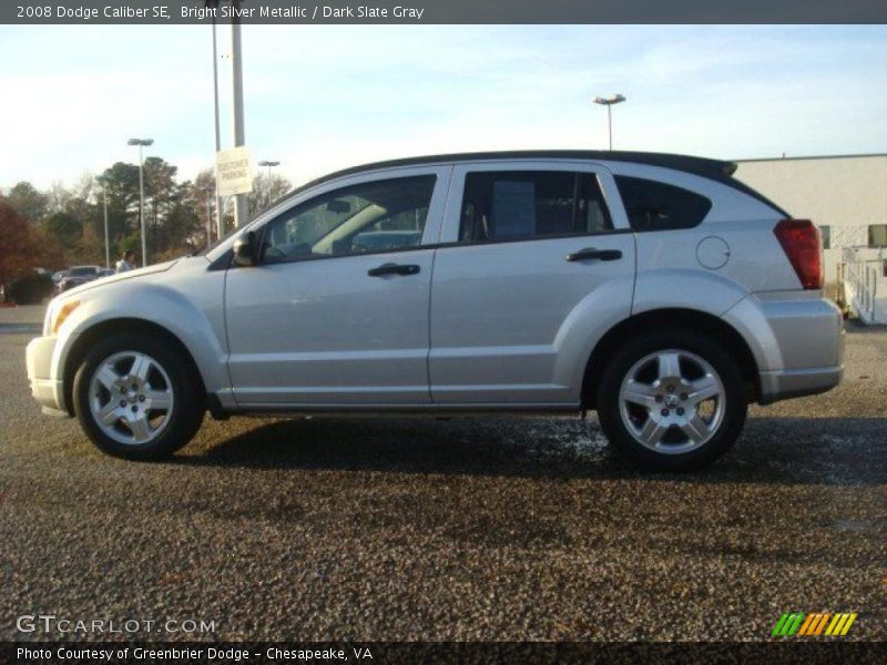 Bright Silver Metallic / Dark Slate Gray 2008 Dodge Caliber SE