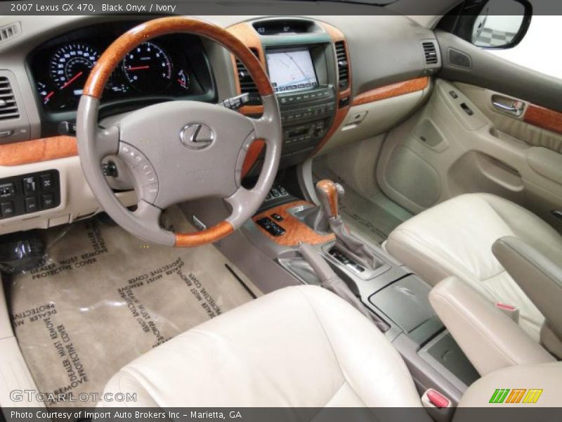 Black Onyx / Ivory 2007 Lexus GX 470