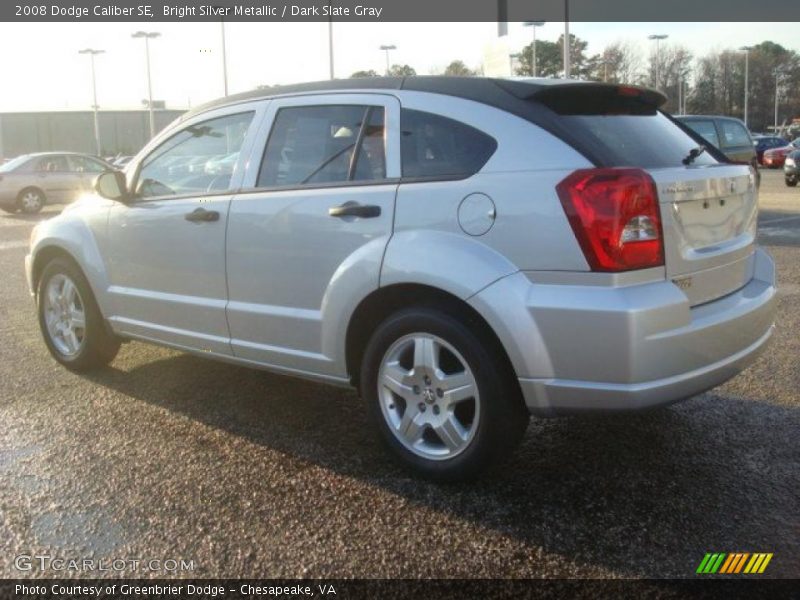 Bright Silver Metallic / Dark Slate Gray 2008 Dodge Caliber SE