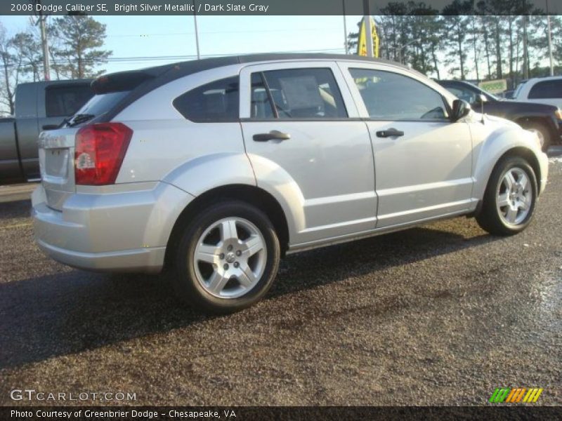Bright Silver Metallic / Dark Slate Gray 2008 Dodge Caliber SE