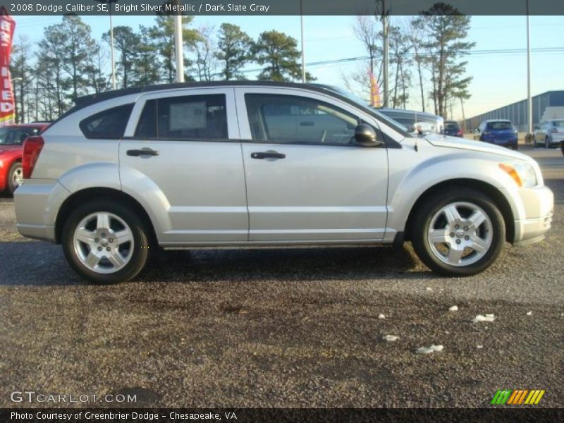 Bright Silver Metallic / Dark Slate Gray 2008 Dodge Caliber SE