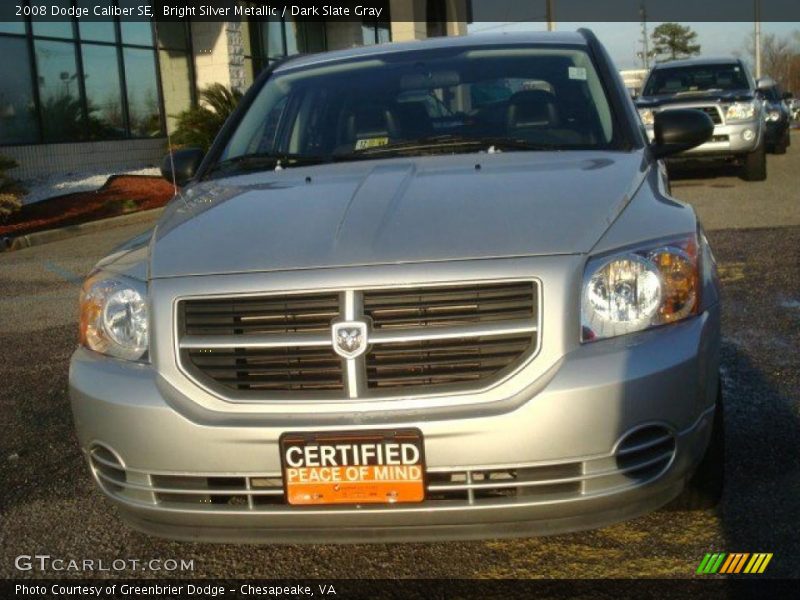 Bright Silver Metallic / Dark Slate Gray 2008 Dodge Caliber SE