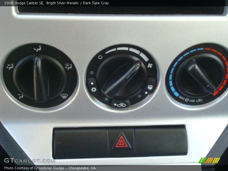 Bright Silver Metallic / Dark Slate Gray 2008 Dodge Caliber SE