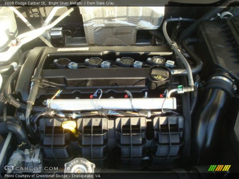 Bright Silver Metallic / Dark Slate Gray 2008 Dodge Caliber SE