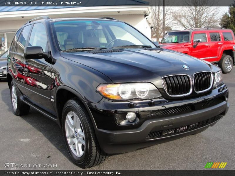 Jet Black / Truffle Brown 2005 BMW X5 3.0i