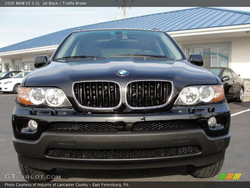 Jet Black / Truffle Brown 2005 BMW X5 3.0i