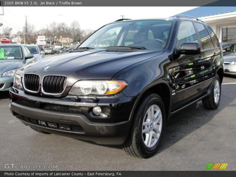 Jet Black / Truffle Brown 2005 BMW X5 3.0i