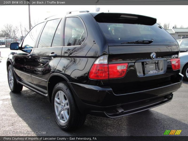 Jet Black / Truffle Brown 2005 BMW X5 3.0i