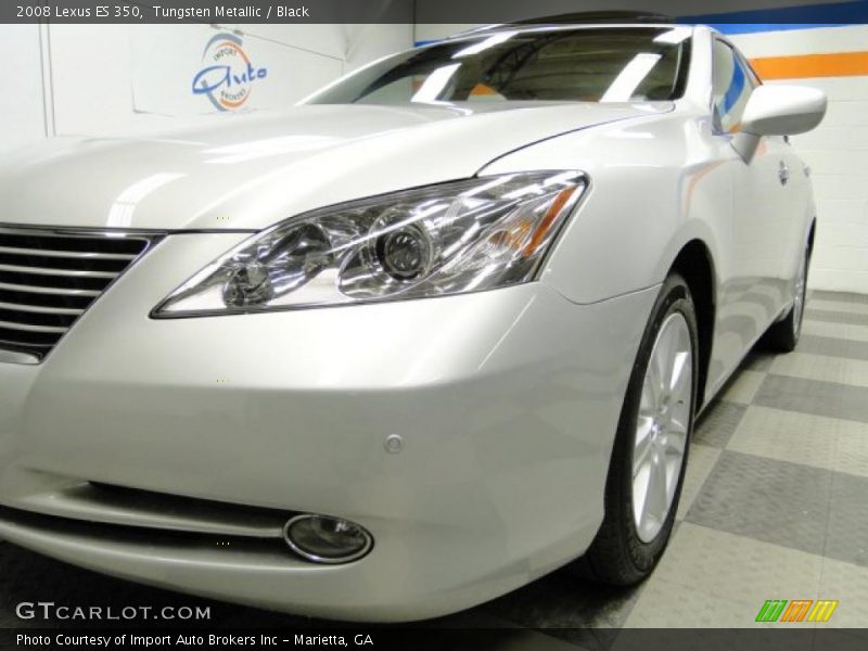 Tungsten Metallic / Black 2008 Lexus ES 350