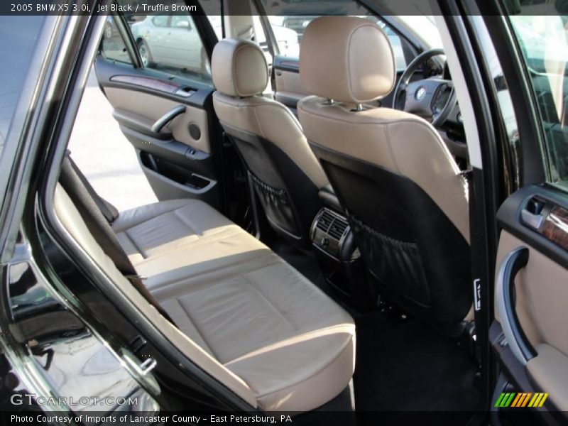 Jet Black / Truffle Brown 2005 BMW X5 3.0i